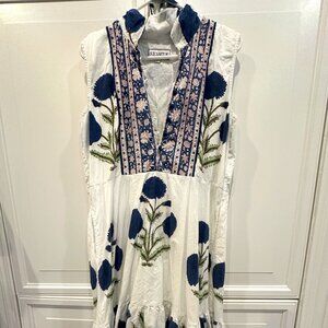 Sue Sartor Full Length Flounce Dress